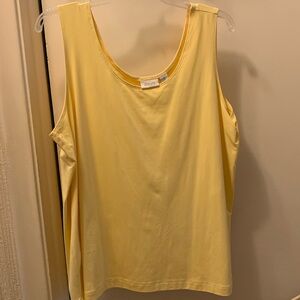 Chicos Woman’s Yellow Microfiber Top